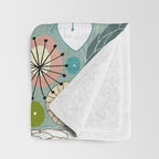 oriental blooms Throw Blanket Gallery Image 3