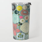 oriental blooms Travel Mug Gallery Image 2