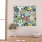 oriental blooms Wall Tapestry Gallery Image 2