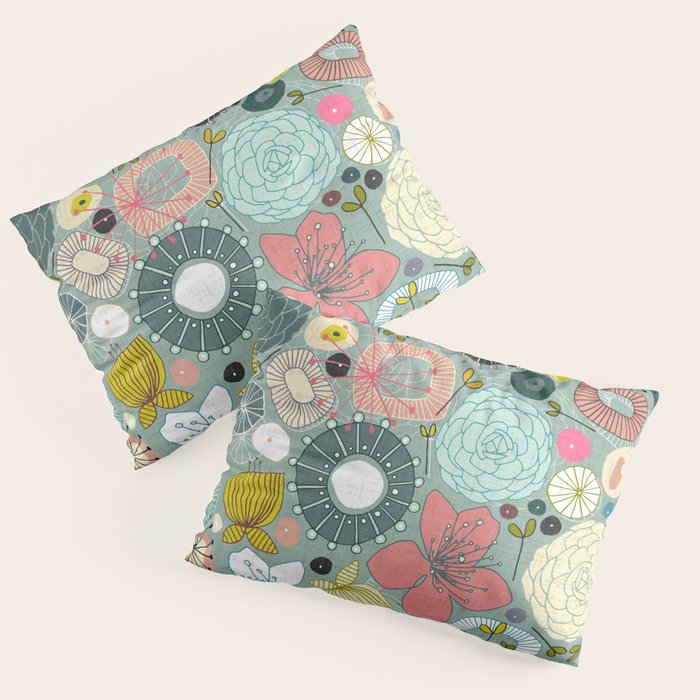 oriental blooms Pillow Sham Gallery Image 1