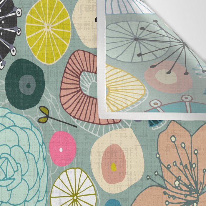 oriental blooms Wall Tapestry Gallery Image 3