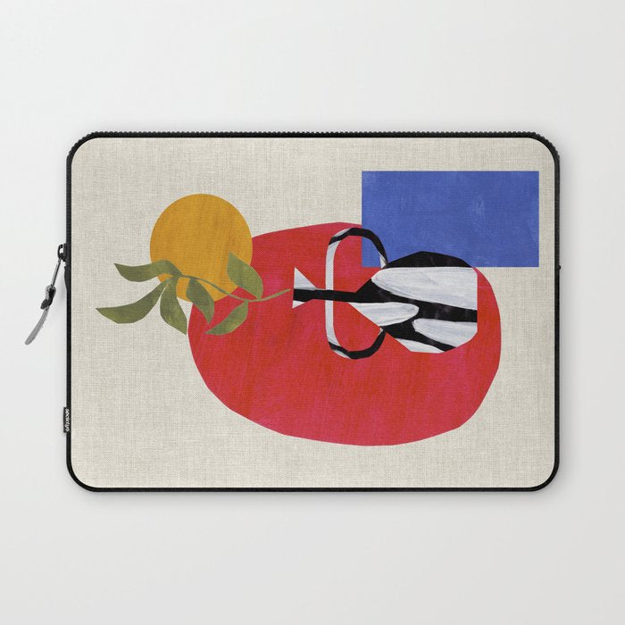 Primary Sun Tribal Vase Laptop Sleeve Gallery Image 1