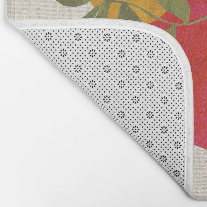 Primary Sun Tribal Vase Bath Mat Gallery Image 2