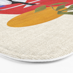 Primary Sun Tribal Vase Bath Mat Gallery Image 3