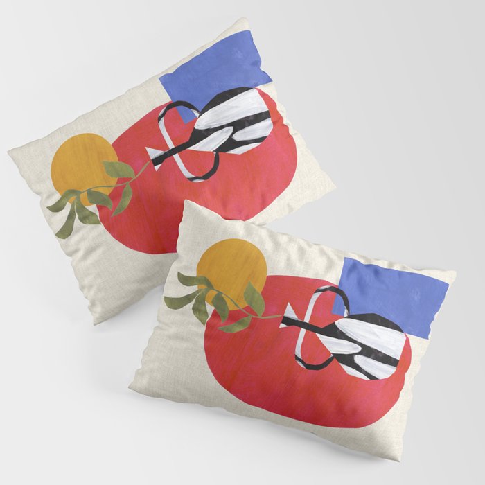 Primary Sun Tribal Vase Pillow Sham Gallery Image 3