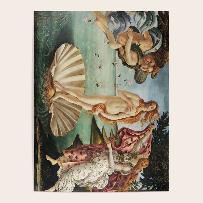 The Birth of Venus by Sandro Botticelli, 1445 Poster Gallery Image 4