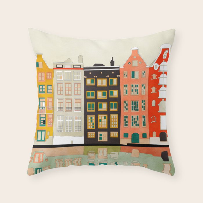 Amsterdam 2 Throw Pillow Gallery Image 6
