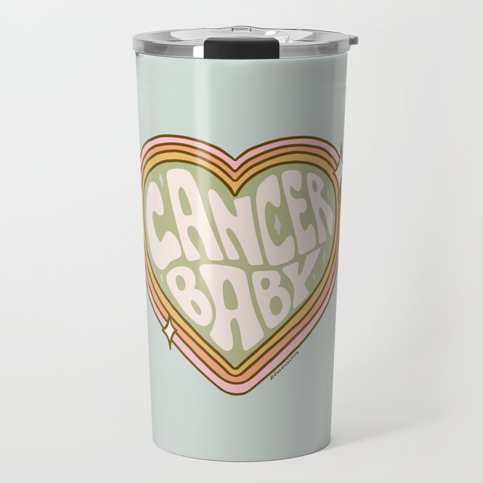 Cancer Zodiac Baby Travel Mug Gallery Image 1