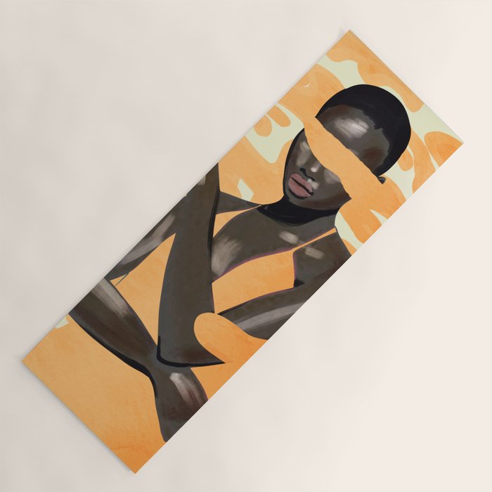 Girl Portrait 28 Yoga Mat Gallery Image 1