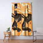 Girl Portrait 28 Window Curtain Gallery Image 5