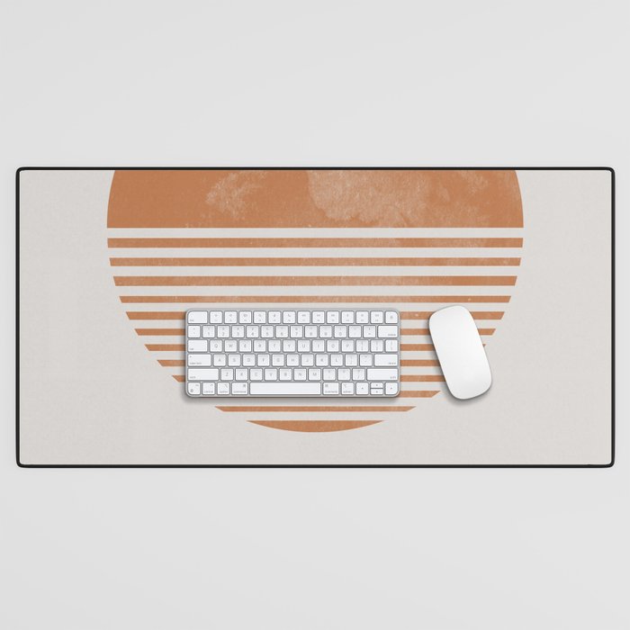 Sunshine, Modern Abstract Landscape, Sun Desk Mat Gallery Image 1