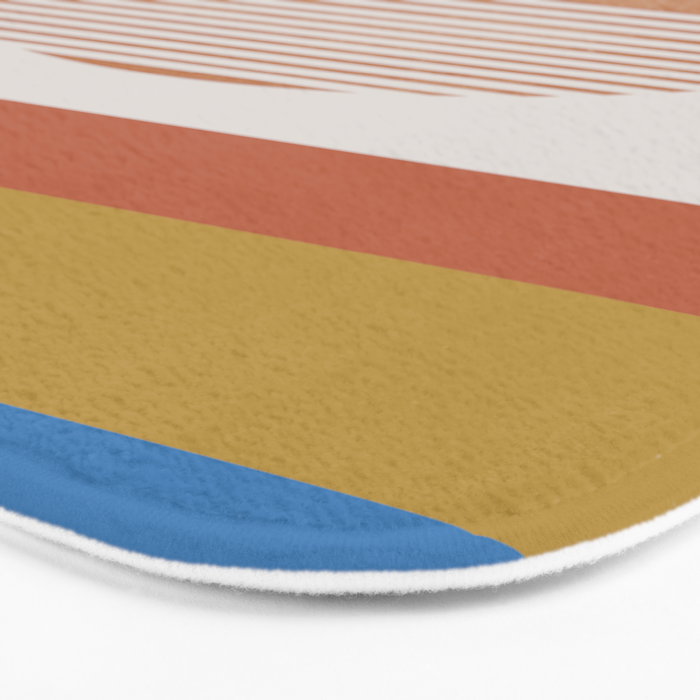 Sunshine, Modern Abstract Landscape, Sun Bath Mat Gallery Image 3