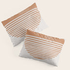 Sunshine, Modern Abstract Landscape, Sun Pillow Sham Gallery Image 3