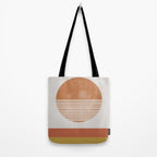 Sunshine, Modern Abstract Landscape, Sun Tote Bag Gallery Image 2