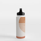 Sunshine, Modern Abstract Landscape, Sun Water Bottle Gallery Image 3