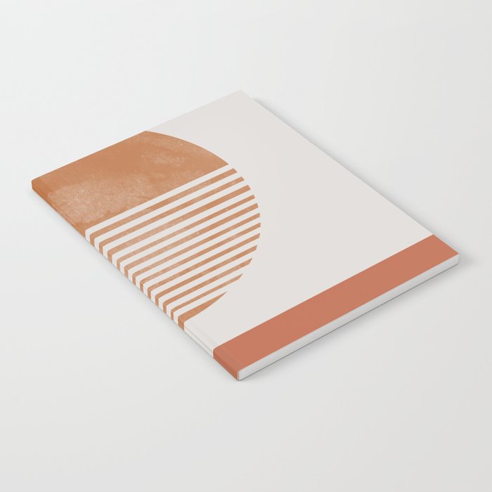 Sunshine, Modern Abstract Landscape, Sun Notebook Gallery Image 1