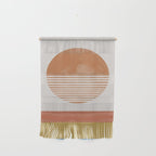 Sunshine, Modern Abstract Landscape, Sun Wall Hanging Gallery Image 1