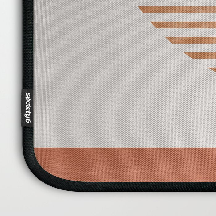 Sunshine, Modern Abstract Landscape, Sun Laptop Sleeve Gallery Image 3