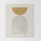 Arch Balance Gold Throw Blanket Gallery Image 2