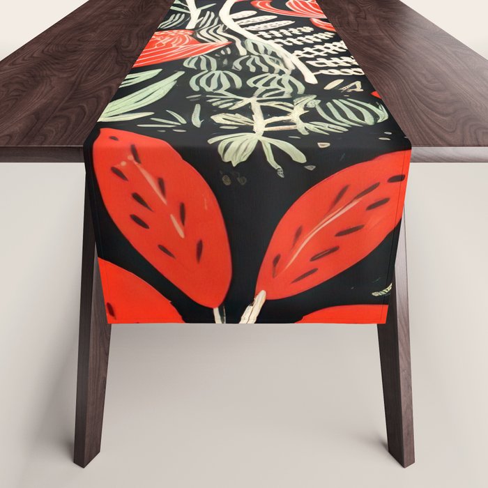 Doodle Diary Flowers Table Runner Gallery Image 1