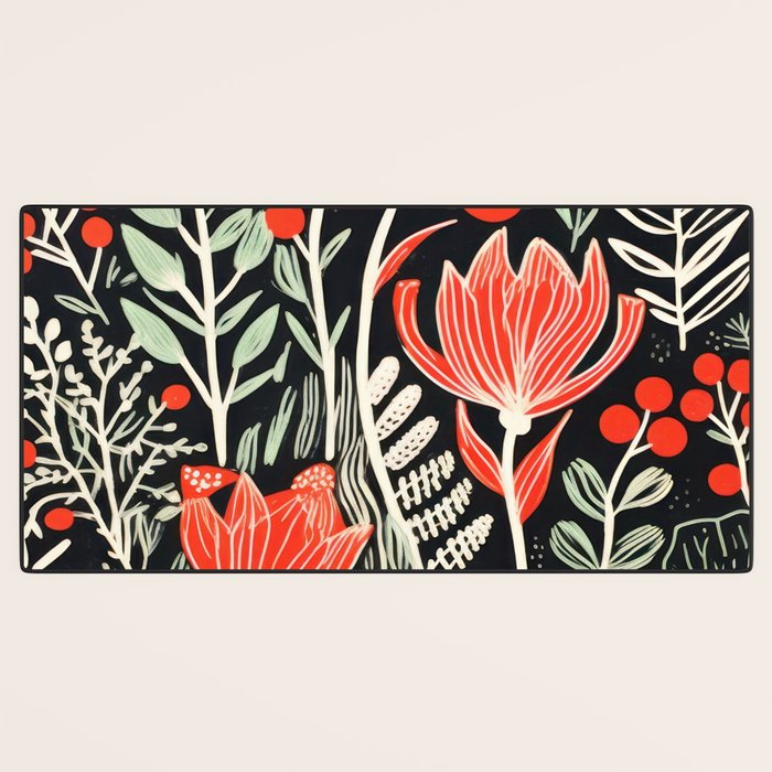 Doodle Diary Flowers Desk Mat Gallery Image 3