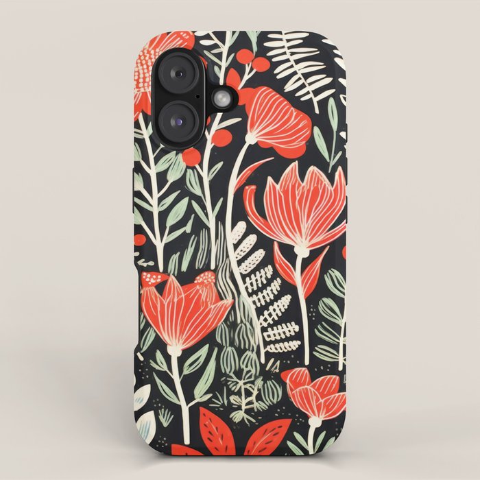 Doodle Diary Flowers iPhone Case Gallery Image 1