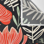Doodle Diary Flowers Wall Tapestry Gallery Image 3