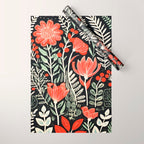 Doodle Diary Flowers Wrapping Paper Gallery Image 1