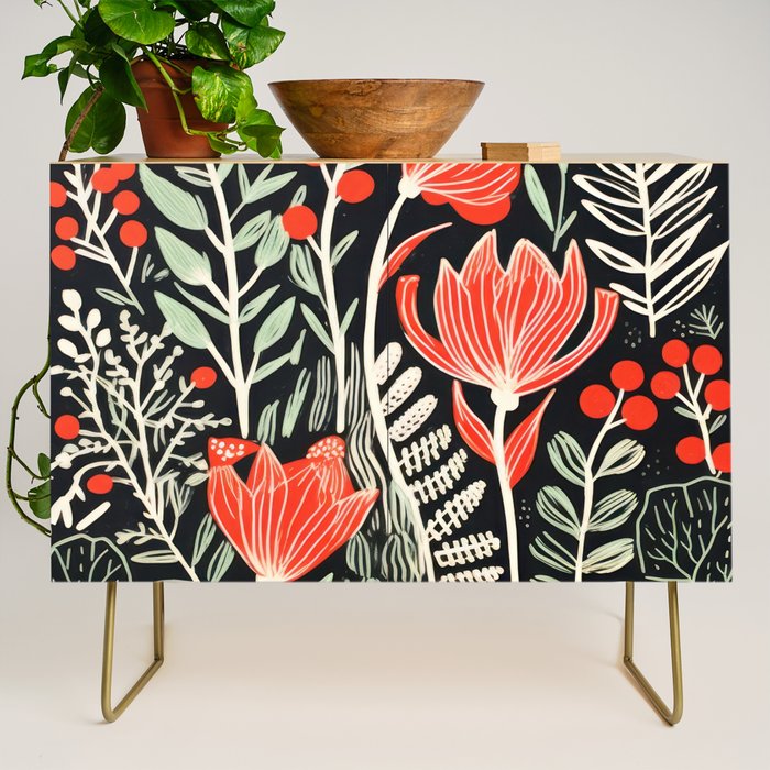Doodle Diary Flowers Credenza Gallery Image 1