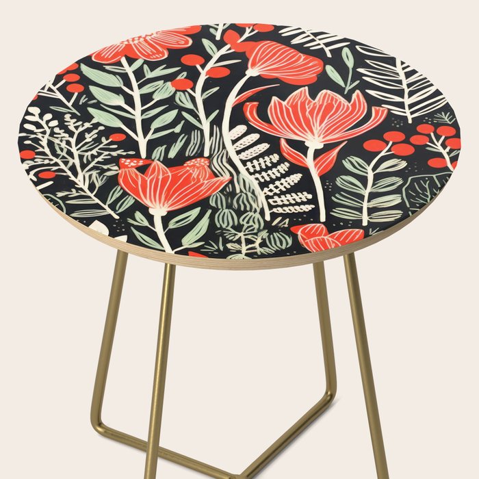 Doodle Diary Flowers Side Table Gallery Image 2
