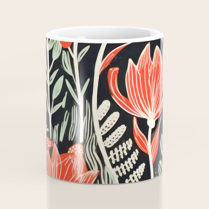 Doodle Diary Flowers Coffee Mug Gallery Image 4