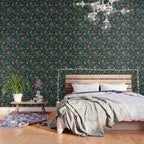 Blue Night Garden Wallpaper Gallery Image 3
