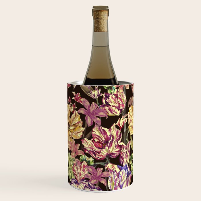 Watercolor Bloom in the Dark Wine Chiller Gallery Image 2