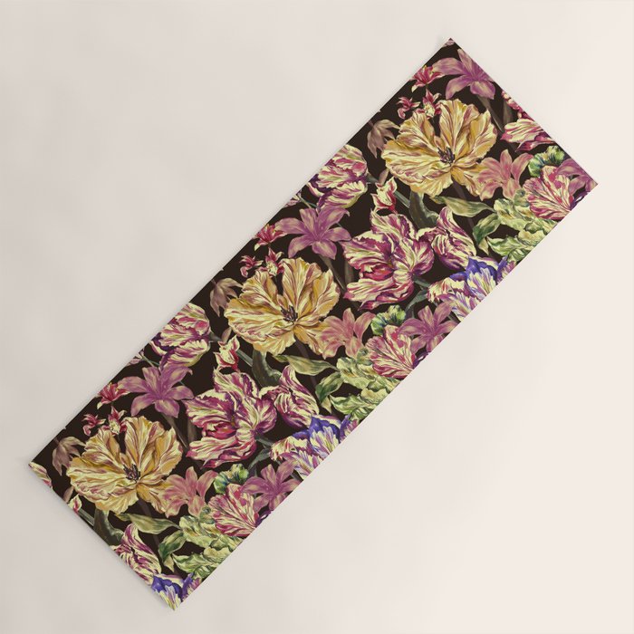 Watercolor Bloom in the Dark Yoga Mat Gallery Image 1