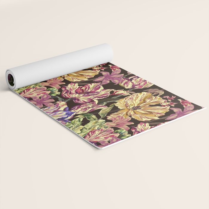 Watercolor Bloom in the Dark Yoga Mat Gallery Image 2