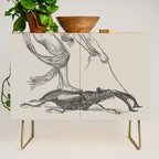 Nude Classical Woman Riding a Beetle 1895-1896 Credenza Gallery Image 1