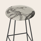 Nude Classical Woman Riding a Beetle 1895-1896 Stool Gallery Image 2