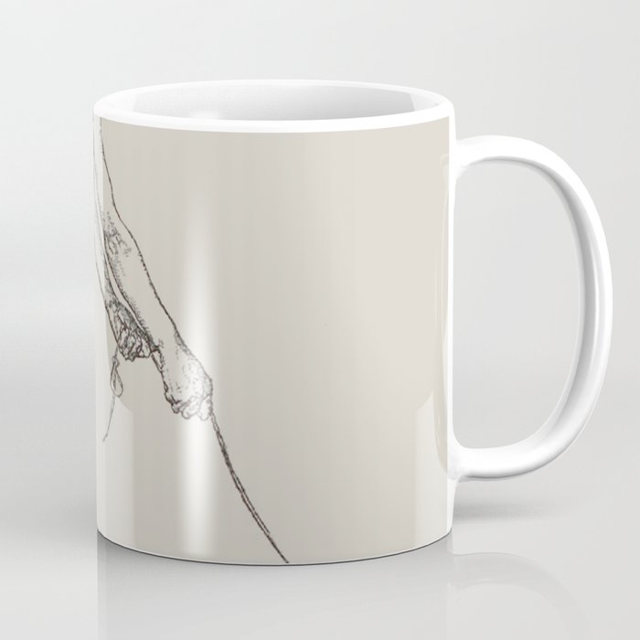 Nude Classical Woman Riding a Beetle 1895-1896 Coffee Mug Gallery Image 1