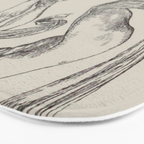 Nude Classical Woman Riding a Beetle 1895-1896 Bath Mat Gallery Image 3