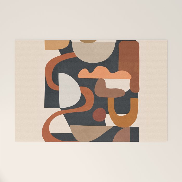 Modern Abstract Art 43 Welcome Mat Gallery Image 1