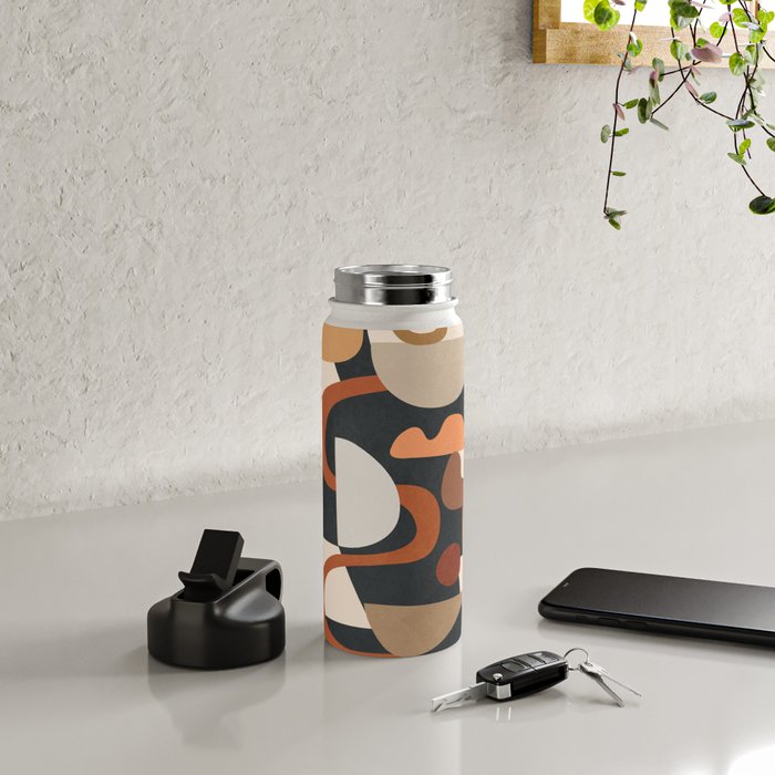 Modern Abstract Art 43 Water Bottle Gallery Image 4