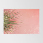 Green on Pink | Mexico travel photography print | Botanical San Miguel de Allende Rug Gallery Image 2