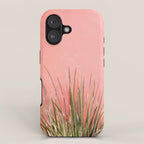 Green on Pink | Mexico travel photography print | Botanical San Miguel de Allende iPhone Case Gallery Image 1