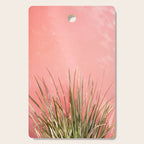 Green on Pink | Mexico travel photography print | Botanical San Miguel de Allende Cutting Board Gallery Image 1