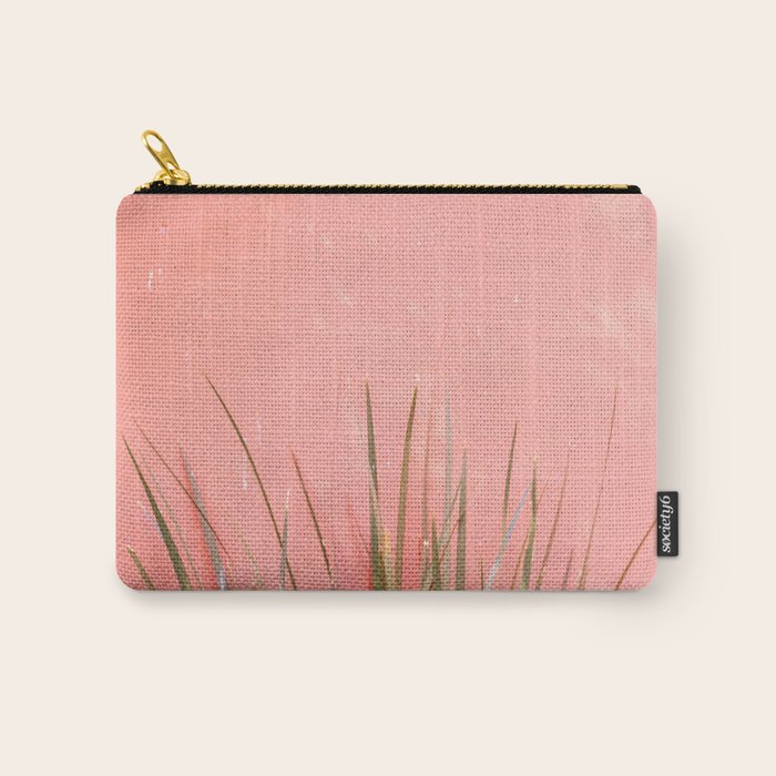 Green on Pink | Mexico travel photography print | Botanical San Miguel de Allende Carry All Pouch Gallery Image 1