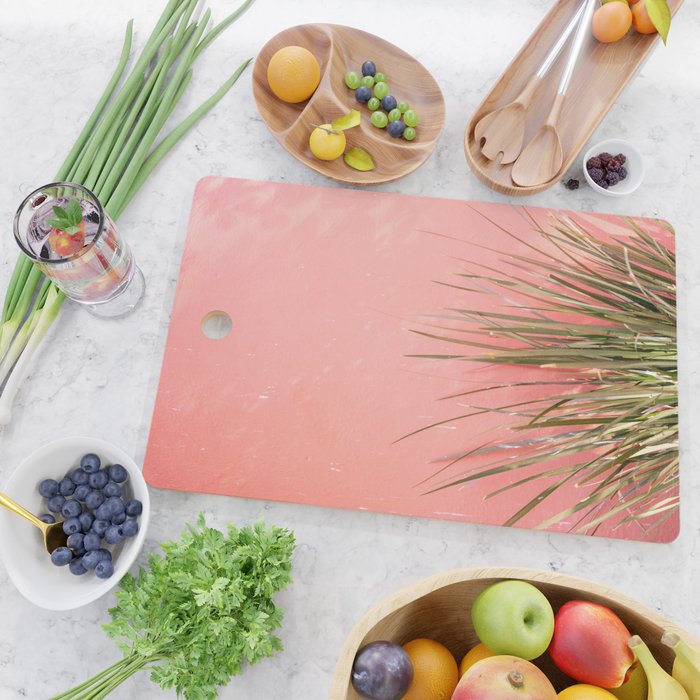 Green on Pink | Mexico travel photography print | Botanical San Miguel de Allende Cutting Board Gallery Image 2