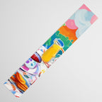Breakfast Picnic, Food Travel Colorful Tea Party, Toast Pancakes Jam Eggs, Sunny Side Up Bohemian Painting Table Runner Gallery Image 3