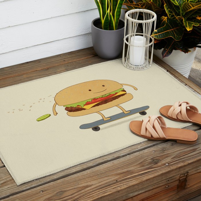 Fast Food Outdoor Rug Gallery Image 2