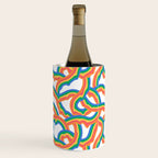 Retro psychedelic rainbow pattern Wine Chiller Gallery Image 2