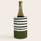 Olive Green x Stripes Wine Chiller Gallery Image 3